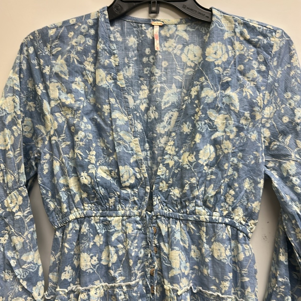 Free People Pappiet Midi Dress Size Medium - Picture 5 of 9